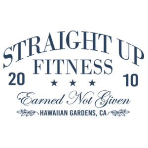 STRAIGHT UP FITNESS - REGIONAL - UNISEX TANK TOP - WHITE - WAFD8B Design