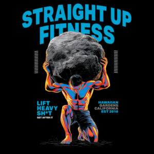 STRAIGHT UP FITNESS - UNBREAKABLE - WOMEN'S FITTED T-SHIRT - BLACK - 4EY5XH Design