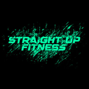 STRAIGHT UP FITNESS - DIGITAL GRUNGE - UNISEX T-SHIRT - BLACK - $VWE1BP$ Design
