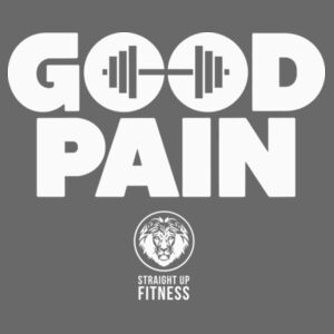 STRAIGHT UP FITNESS - GOOD PAIN - HOODIE - $B6AFE3$ Design