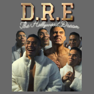 D.R.E - ULTRA PREMIUM HEAVYWEIGHT T-SHIRT - VINTAGE BLACK - 8H3YRT Design