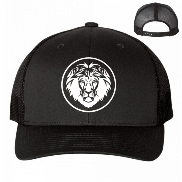 STRAIGHT UP LION - MESH SNAPBACK HAT - BLACK - $J2FC8Y$ Thumbnail