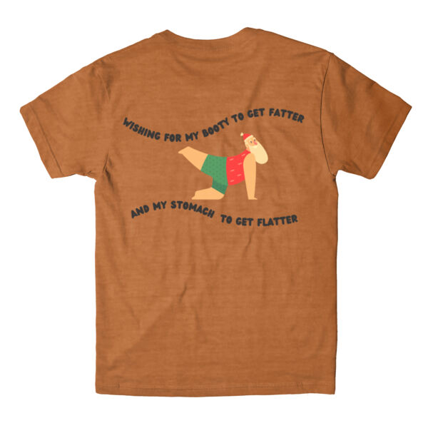 BOOTY FATTER TUMMY FLATTER - VINTAGE UNISEX T-SHIRT - YAM - JCQHS5 Thumbnail