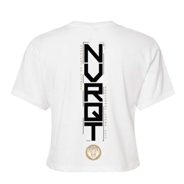 NVRQT BACKBONE - WOMEN'S CROP T-SHIRT - $7VPUNC$ Thumbnail